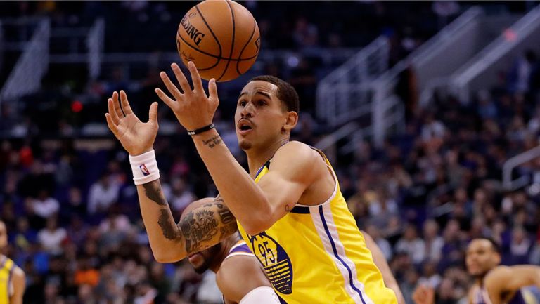 Juan Toscano-Anderson, en un partido de Warriors