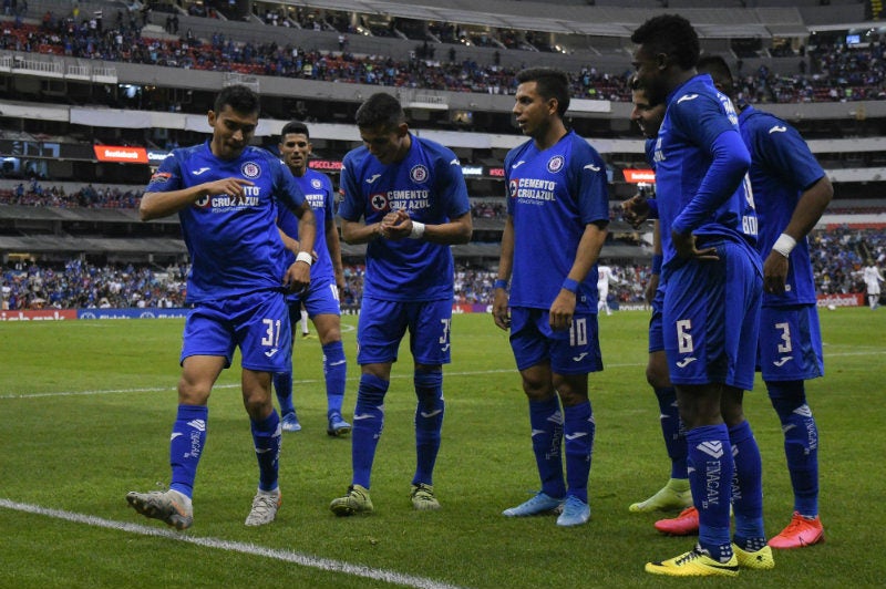 Cruz Azul en festejo