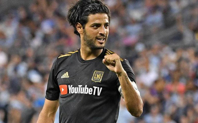 Carlos Vela jugando con el LAFC