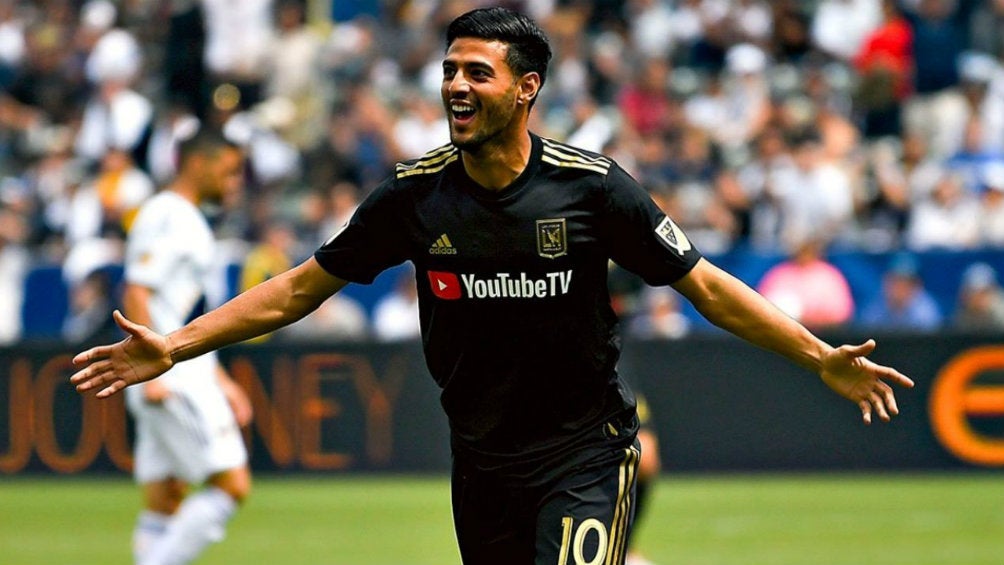 Carlos Vela festejando gol en la MLS