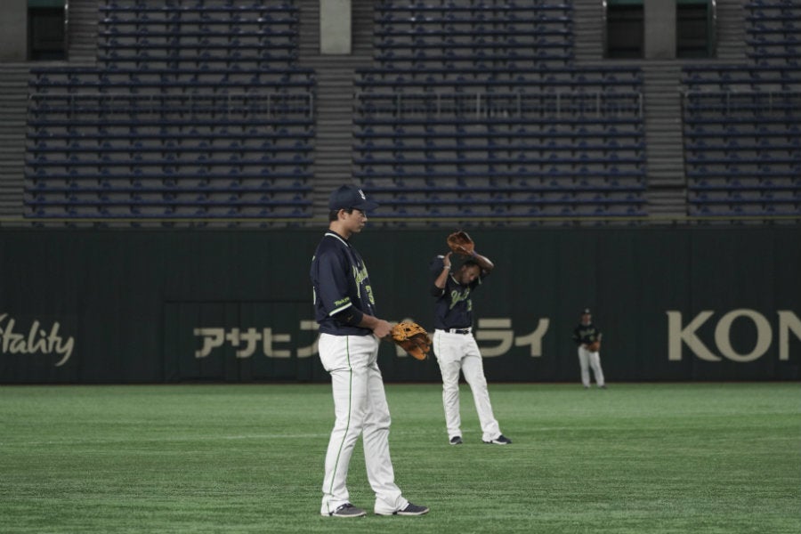 Partidos de pretemporada de la Liga de beisbol de Japón se han jugado sin público