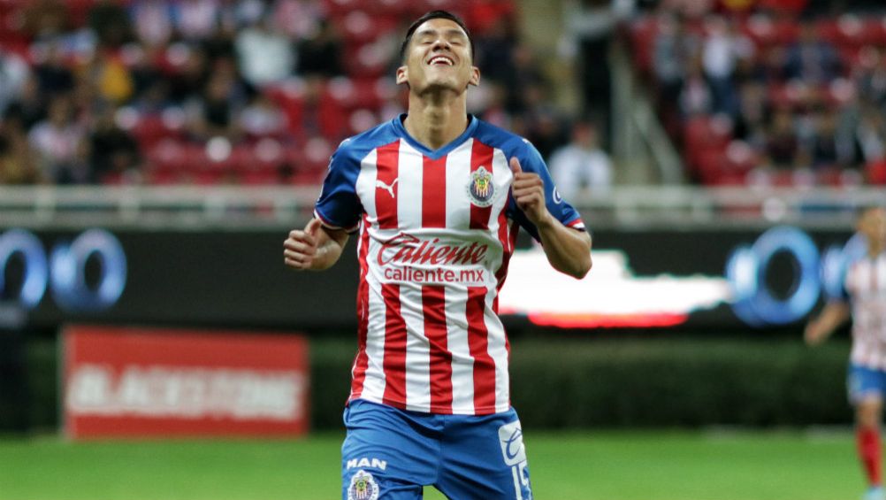 Antuna, en un partido de Chivas