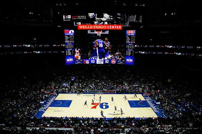 Fans, durante un partido de la NBA