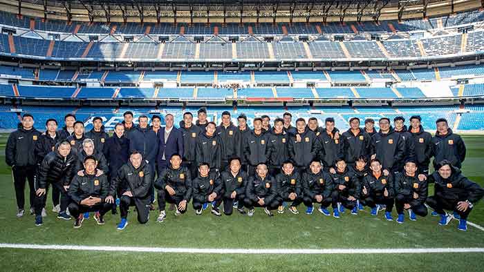 Wuhan, en el Santiago Bernabéu