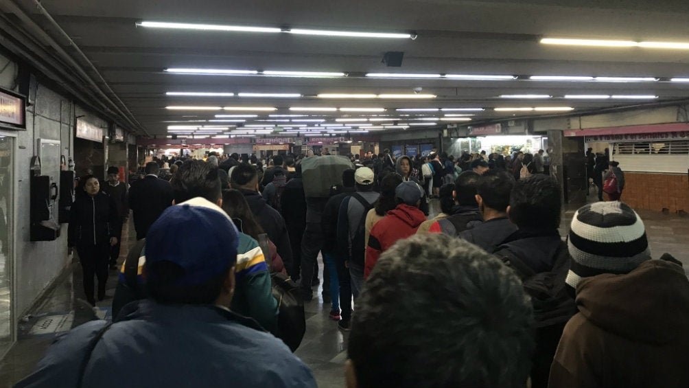 Metro Línea 1 en Tacubaya