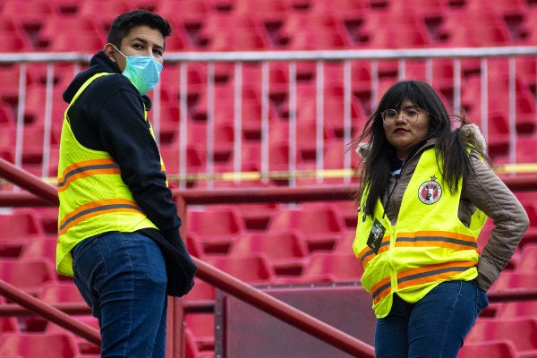 Medidas precautorias en el Estadio Caliente  