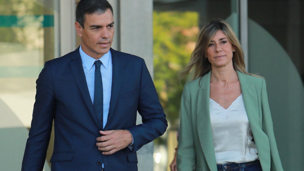 Begoña Gómez con su esposo Pedro Sánchez