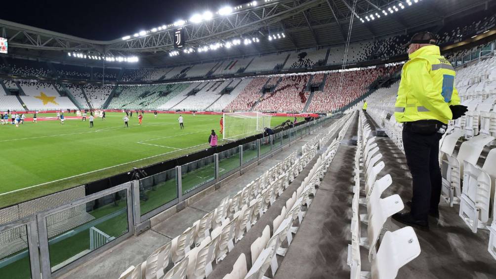 Coronavirus obligo al estadio de la Juve a cerrar 