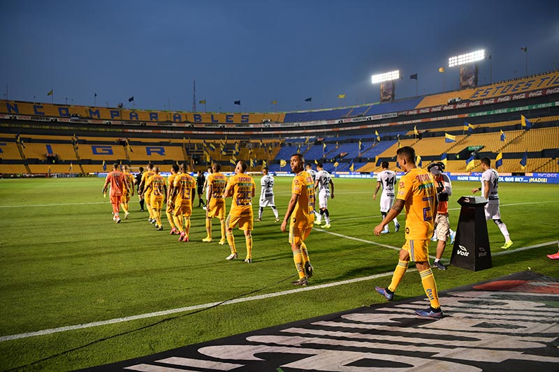 Así lució el estadio de Tigres previo al juego vs Juárez