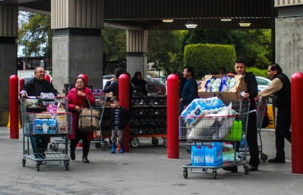 Compras en supermercados de México