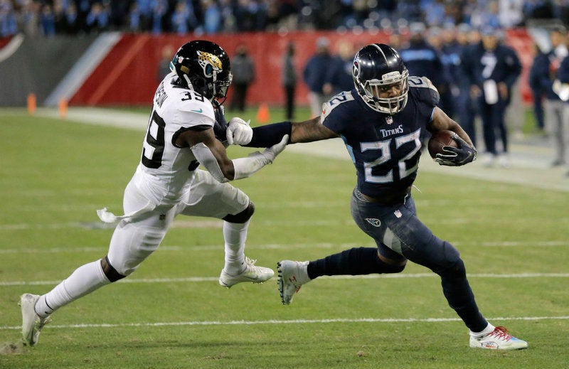  Derrick Henry en partido de la NFL