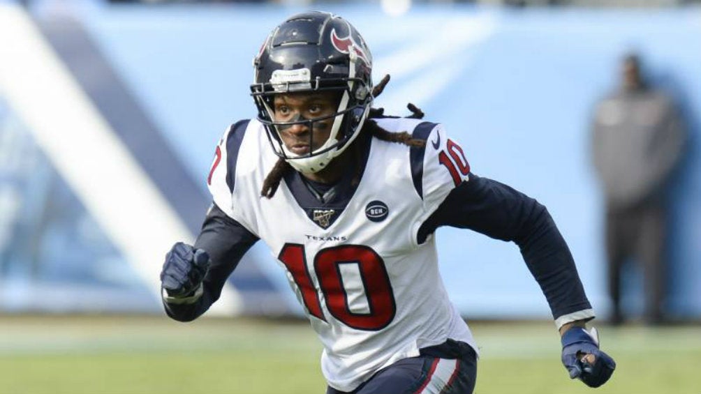 DeAndre Hopkins en un juego de los Texans