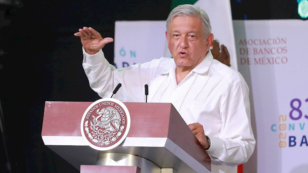 AMLO en la 83 Convención Bancaria de México