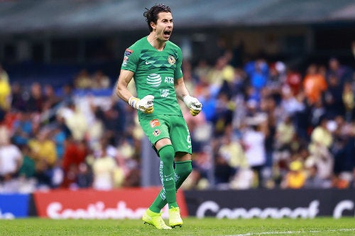 Óscar Jiménez durante un partido de las Águilas