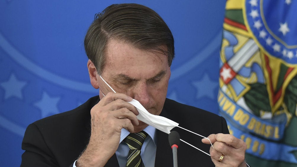 Bolsonaro afirmó que 'Brasil está goleando al coronavirus'