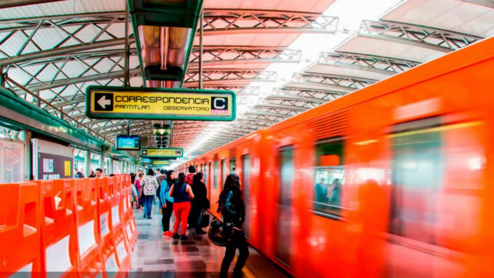 Vista de una estación del Metro