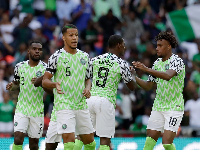 Integrantes de la Selección de Nigeria