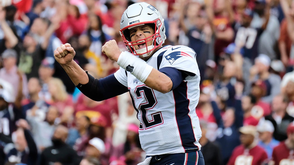 Brady, durante un partido con los Patriots