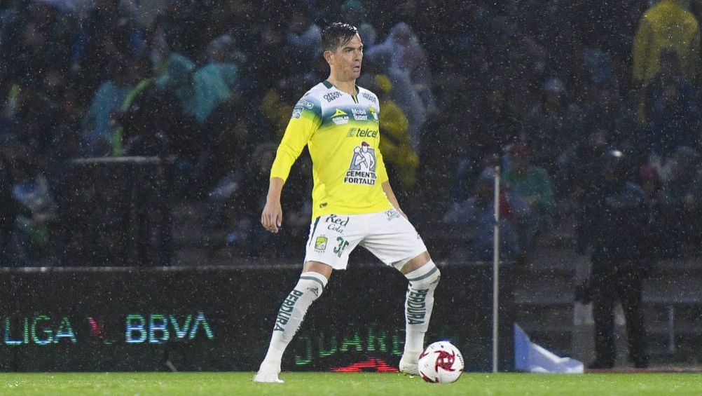 González, en un partido de León