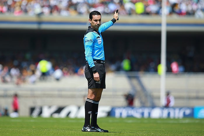 Ramos, en un partido en Liga MX