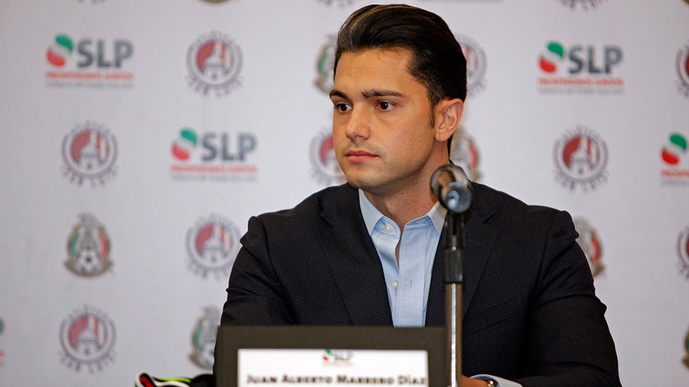 Marrero, en conferencia de prensa