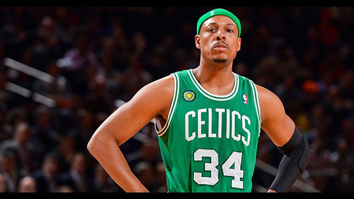 Pierce, en un partido de Celtics