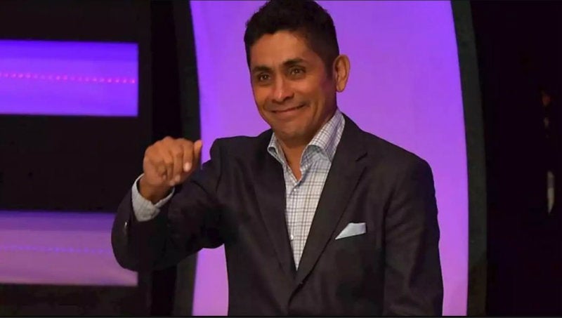 Jorge Campos en foto de televisión