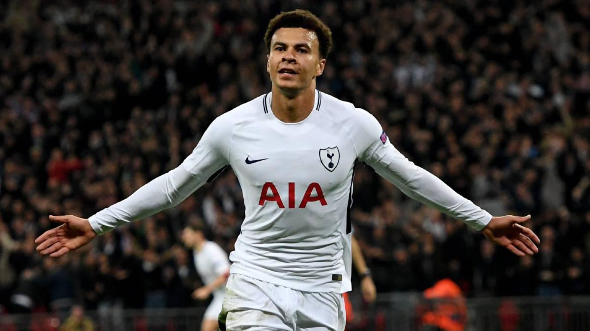 Delle Alli en festejo de gol