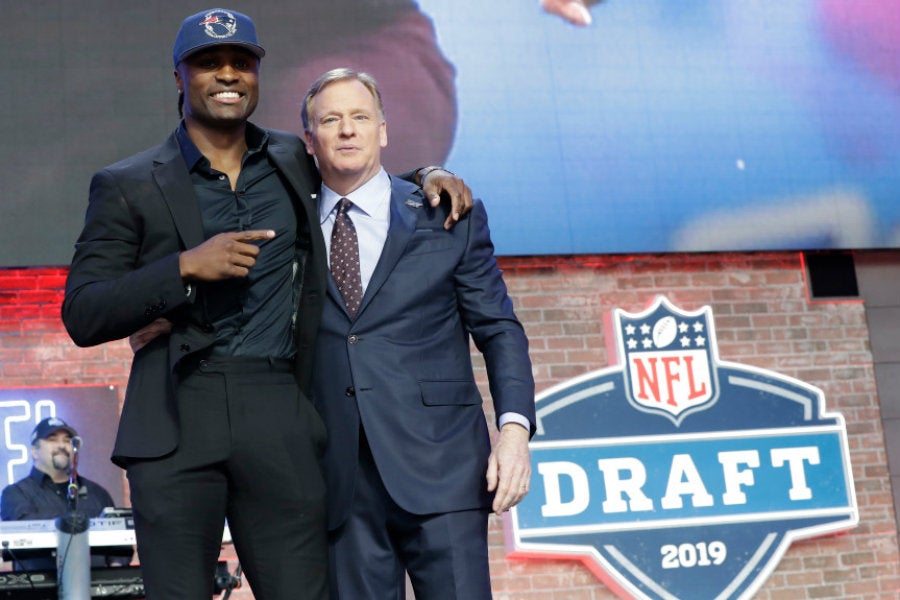 Roger Goodell en el Draft de 2019