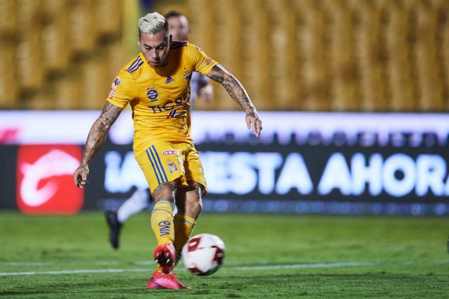 El delantero chileno durante el pasado juego ante FC Juárez