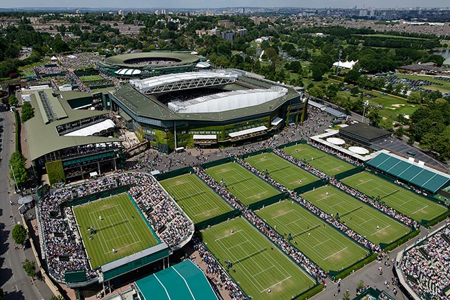 Vista panorámica del All England Club