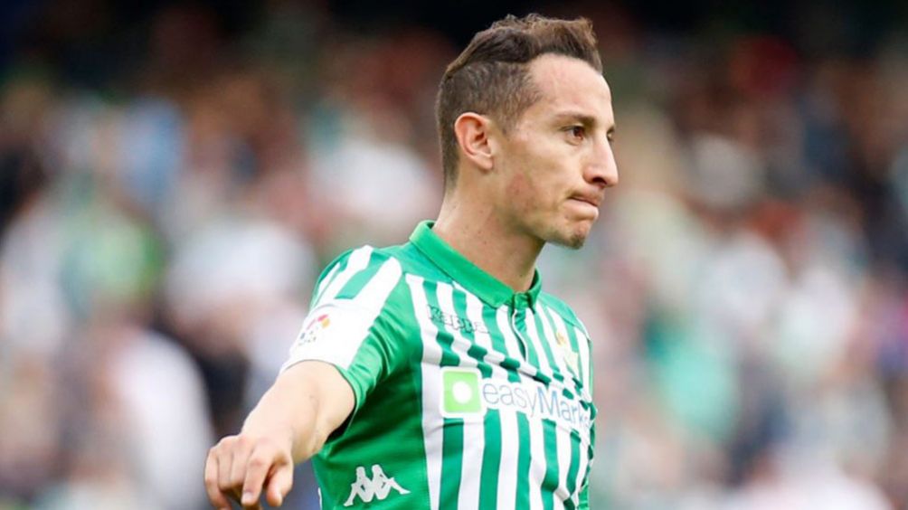 Andrés Guardado en un juego del Betis