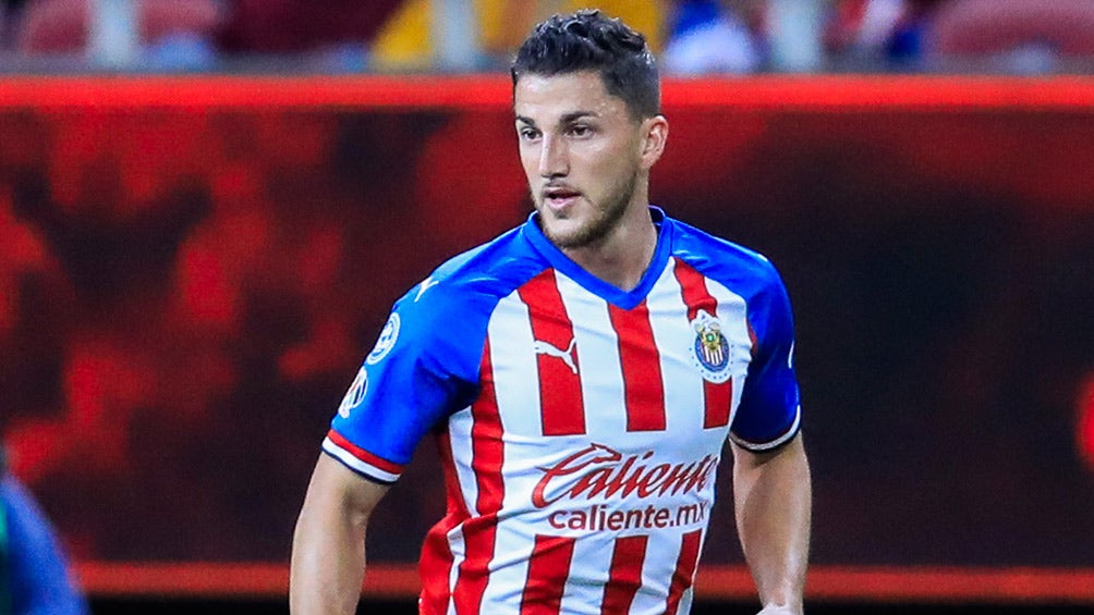 Mier, en un partido de Chivas