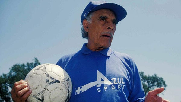 Nacho Trelles en un entrenamiento con La Máquina