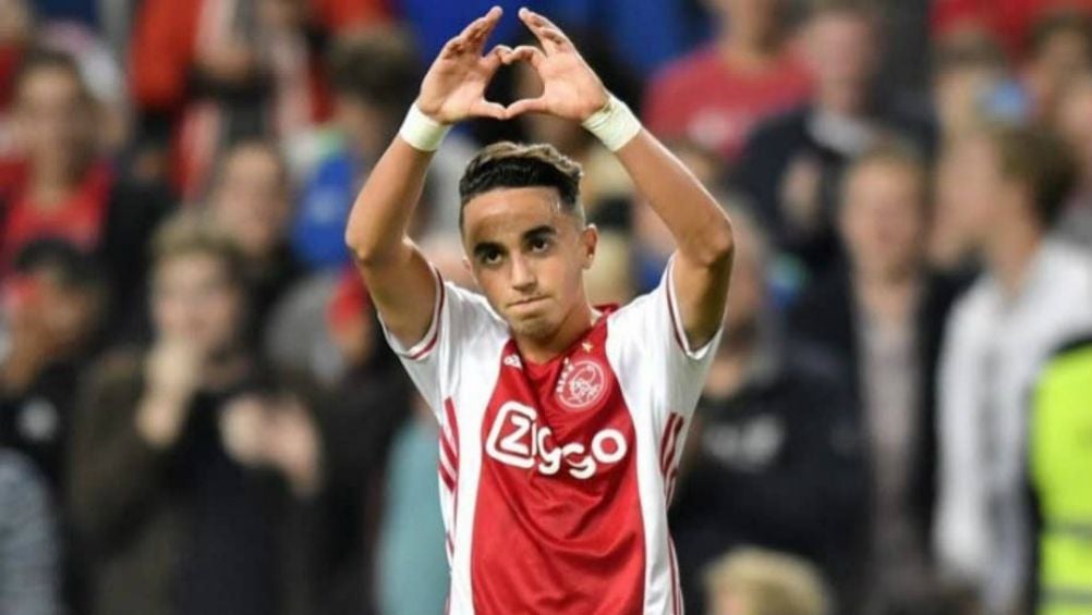 Nouri, en un partido del Ajax