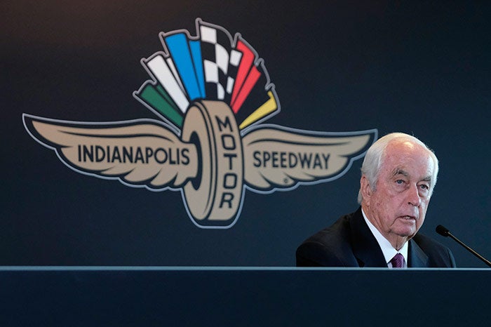 Roger Penske, en conferencia de prensa