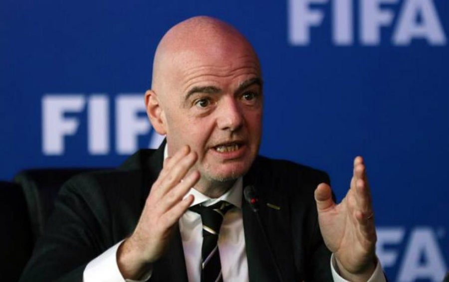 Gianni Infantino, presidente de FIFA, en conferencia