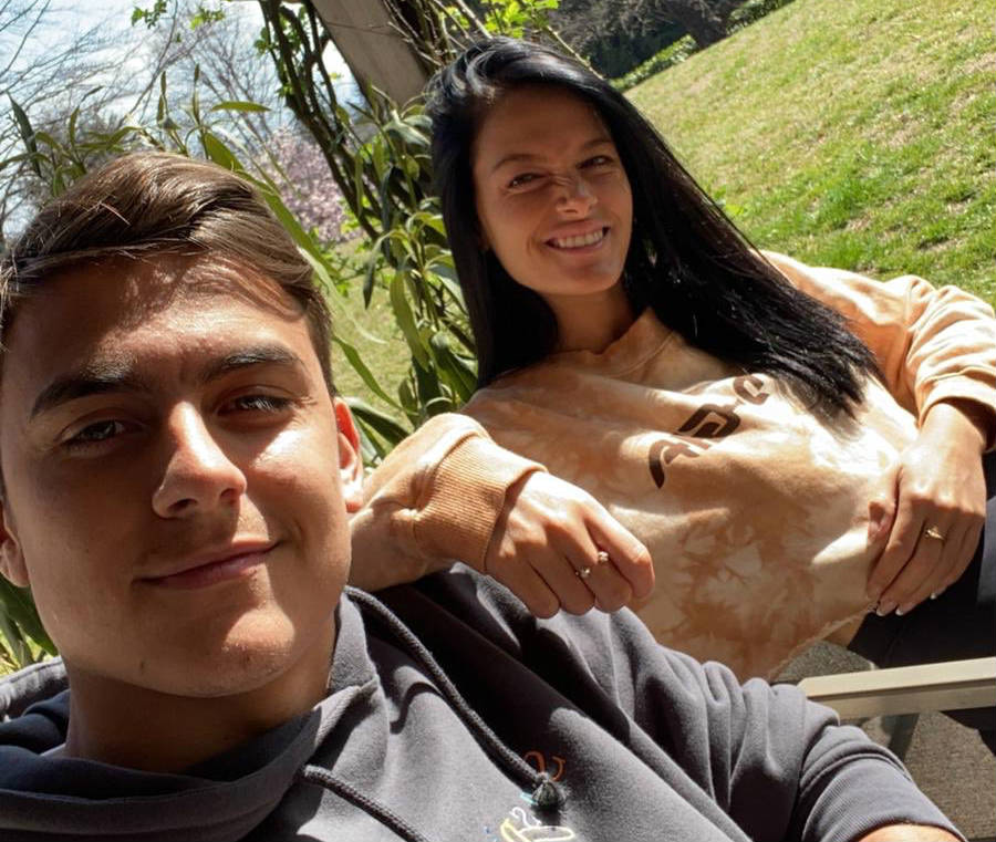 Dybala y su pareja Oriana