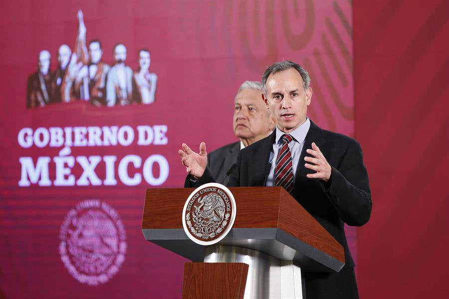 Hugo López-Gatell, subsecretario de Salud en conferencia