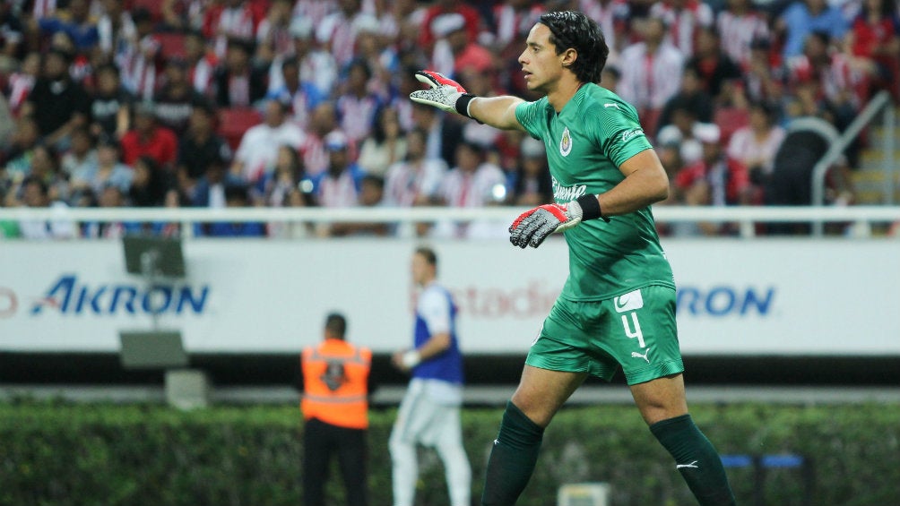 Toño Rodríguez durante un partido con Chivas