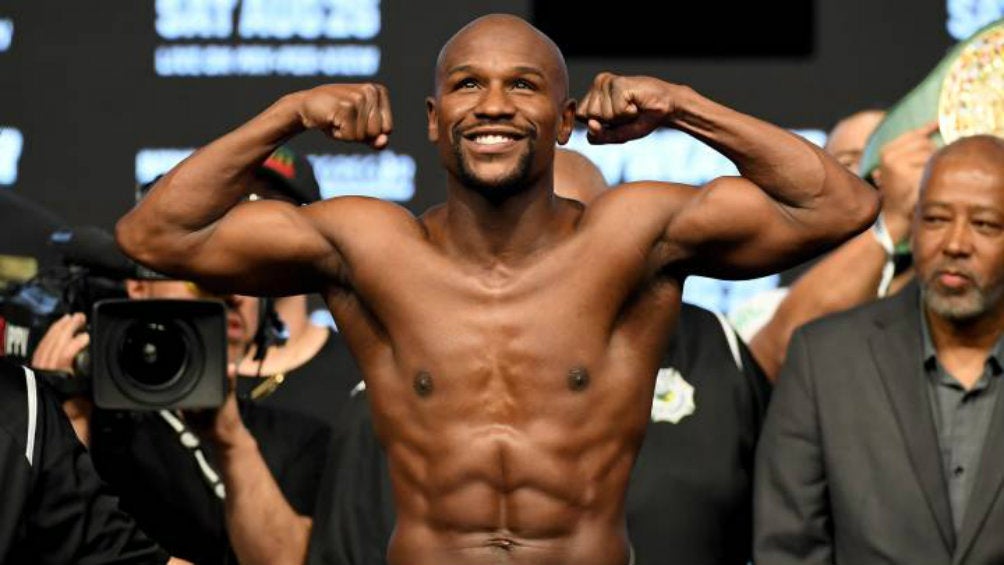 Floyd Mayweather previo a una pelea