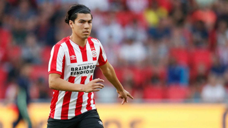 Guti Gutiérrez jugando con PSV