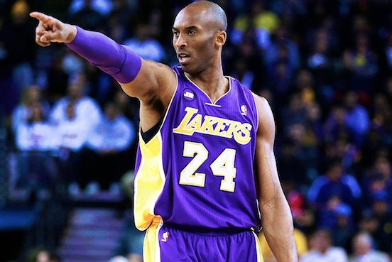 Kobe Bryant en partido de los Lakers