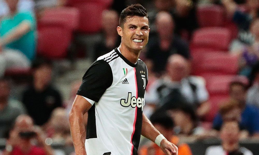 Ronaldo durante un partido de la Serie A