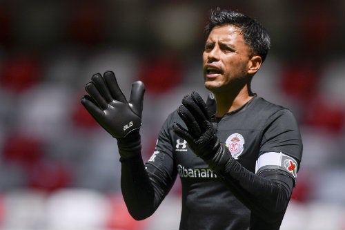 Alfredo Talavera durante un partido del Toluca