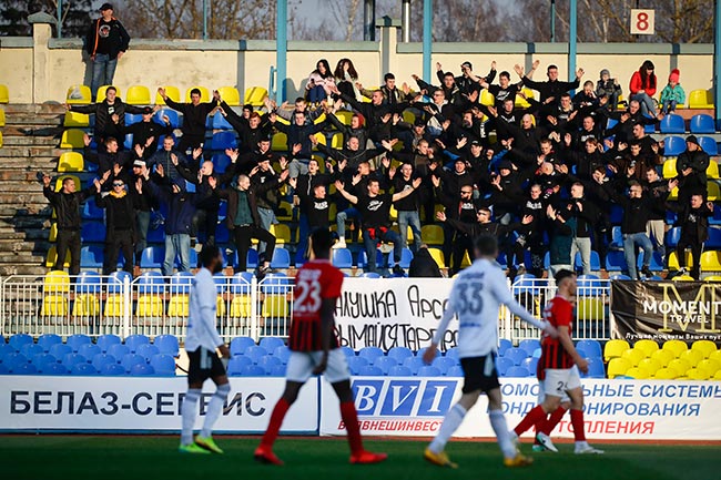 Partido de la última fecha en la liga de Bielorrusia