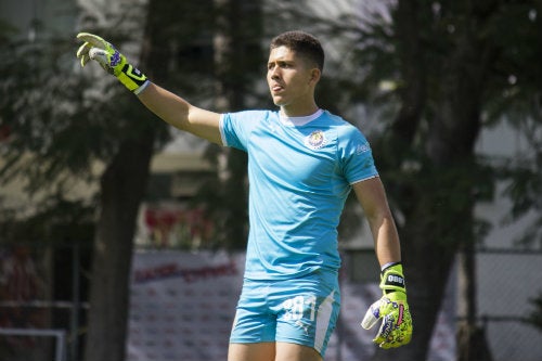 Víctor Alcaraz durante un juego del Rebaño