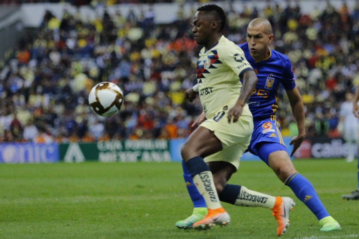 Ibarra, en un partido de América