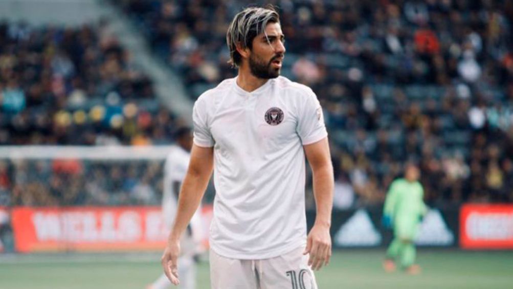 Rodolfo Pizarro, en un juego con el Inter de Miami