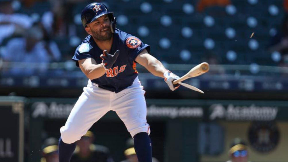 Altuve, durante un juego de los Astros